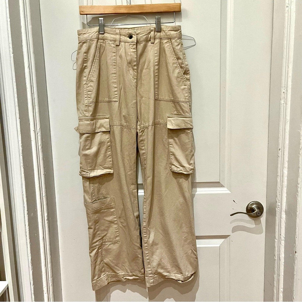 Khaki cargo pants size 8